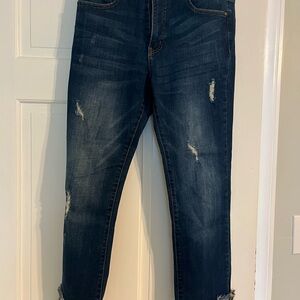 Risen Distressed Blue Jeans